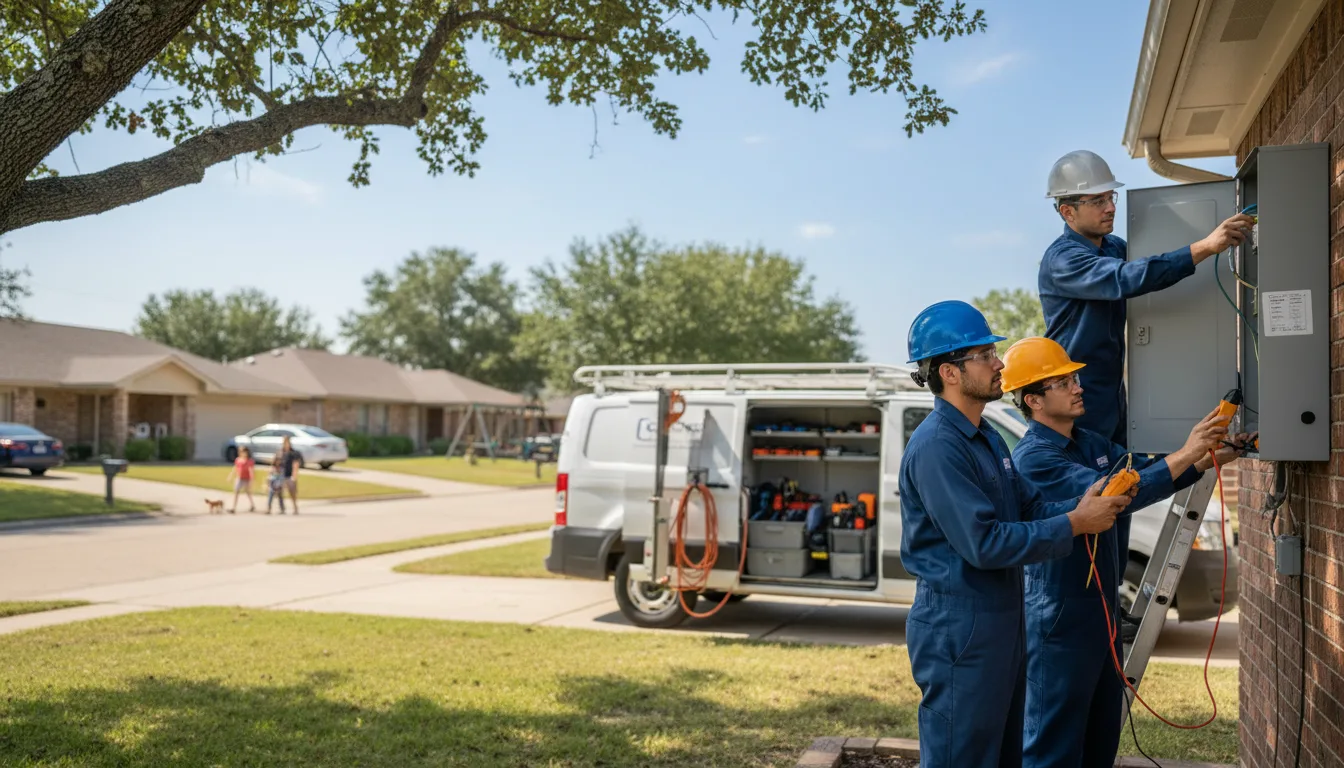 Certified electrician providing emergency electrical services in Prague, OK